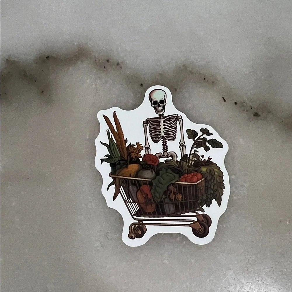 Colorful Skeleton Sticker Set - Picture 5 of 8